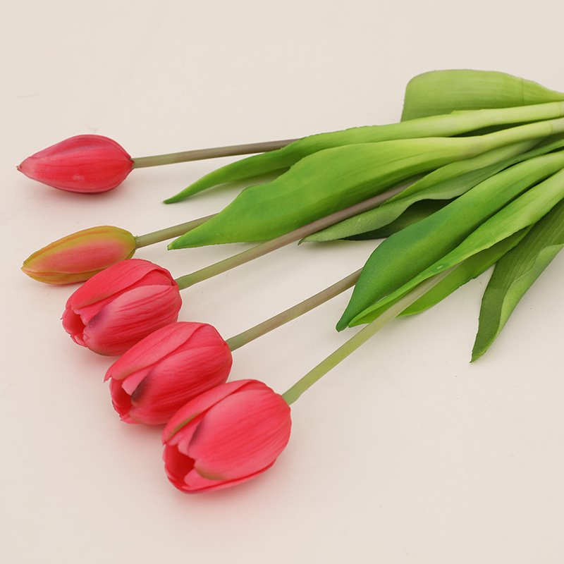 china flowers artificial artificial flower for home decor preserved flowers 5 head tulip
