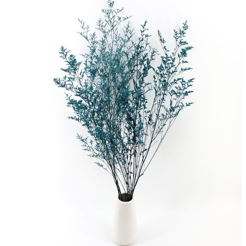 Top Fashion Nordic Style Everlasting Flowers Limonium Wedding Decorative Preserved Crystal Grass Statice Flowers