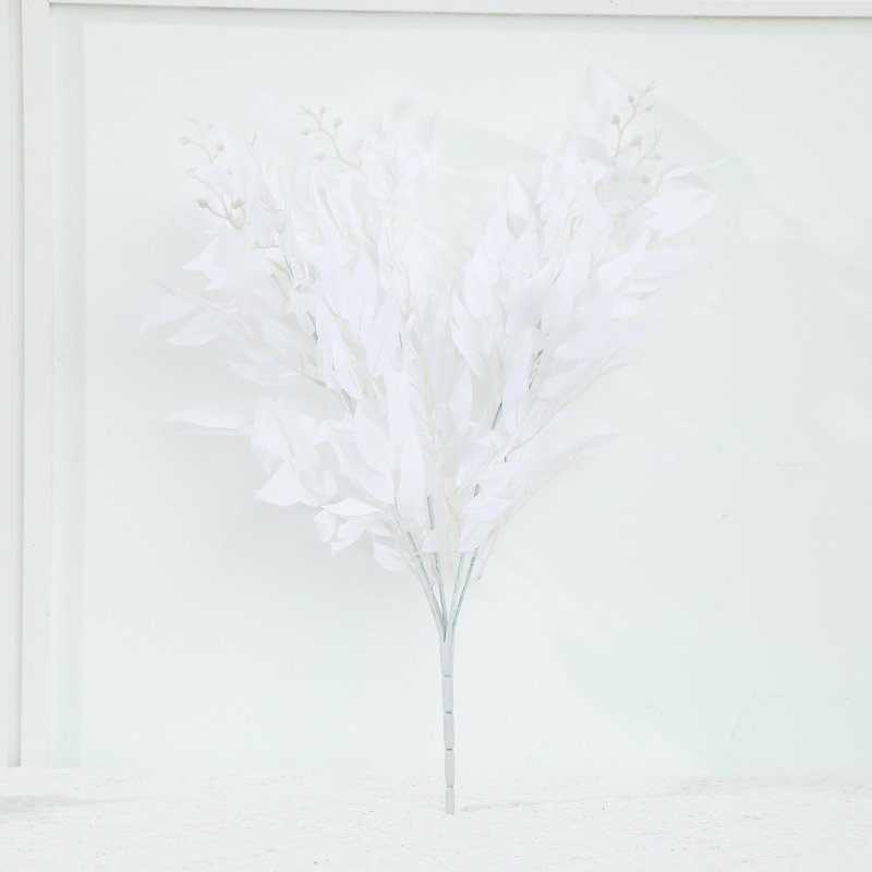 Hot Sale Wedding Decorative Artificial Silk Flowers & Plants Leaf Willow Branches