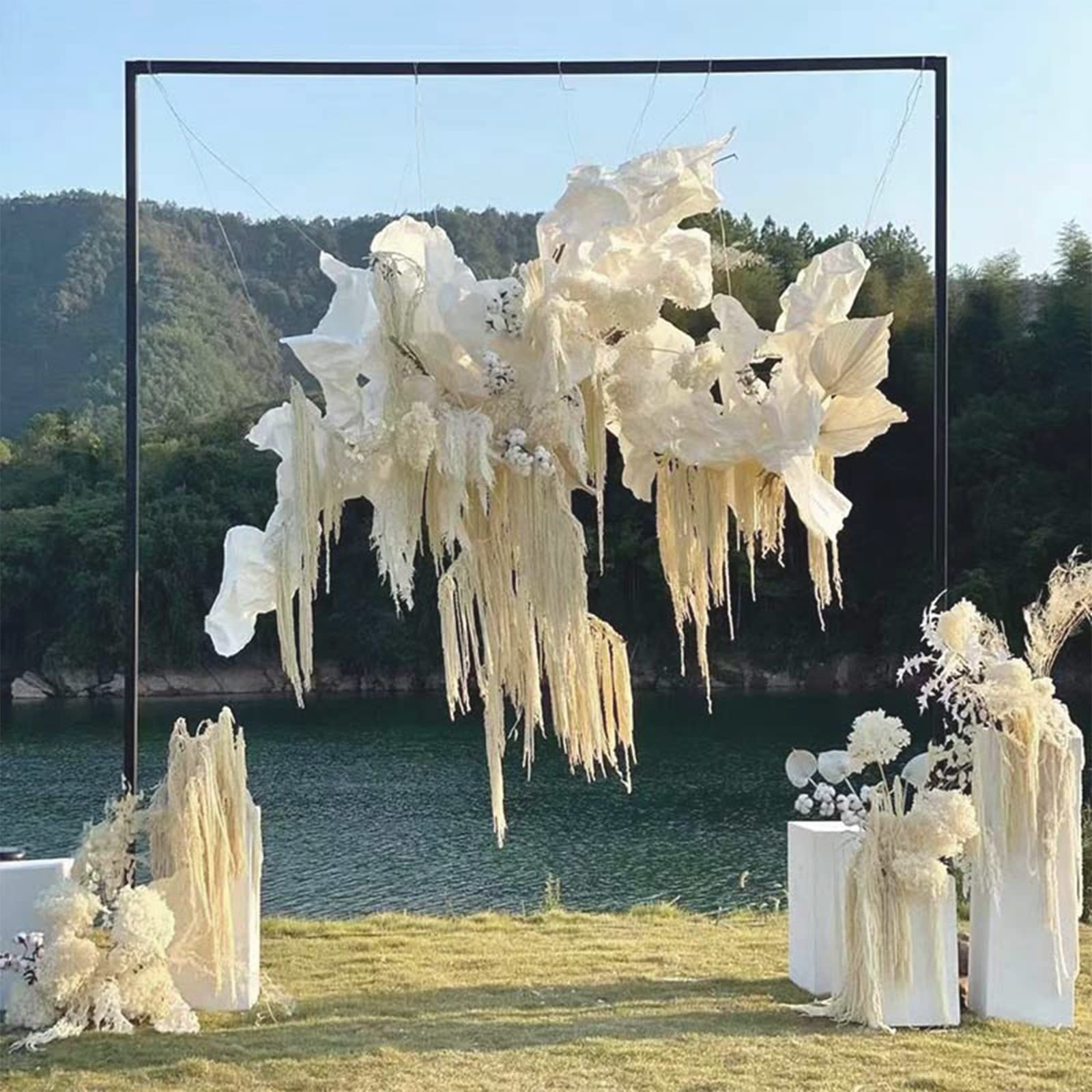 Amaranth Caudatus Natural Pink White Preserved Amaranthus Flowers Hanging Beads For Weddings Christmas Halloween Decorations