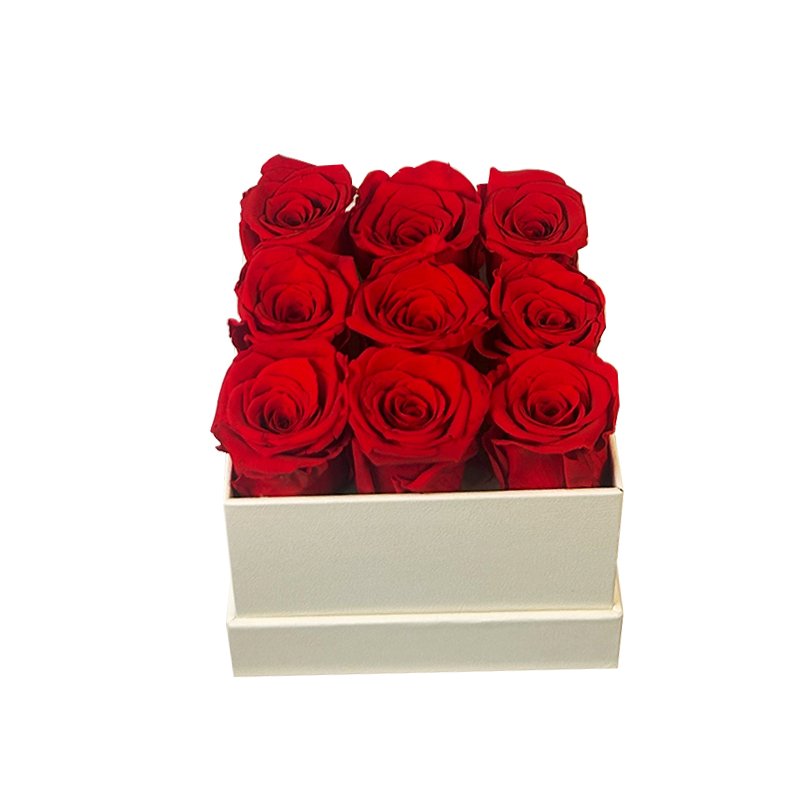 Factory Direct Wholesale Rose Box Luxury Preserved Flower Decoration Eternal Rose Permanent Flower Pot Preservation Box