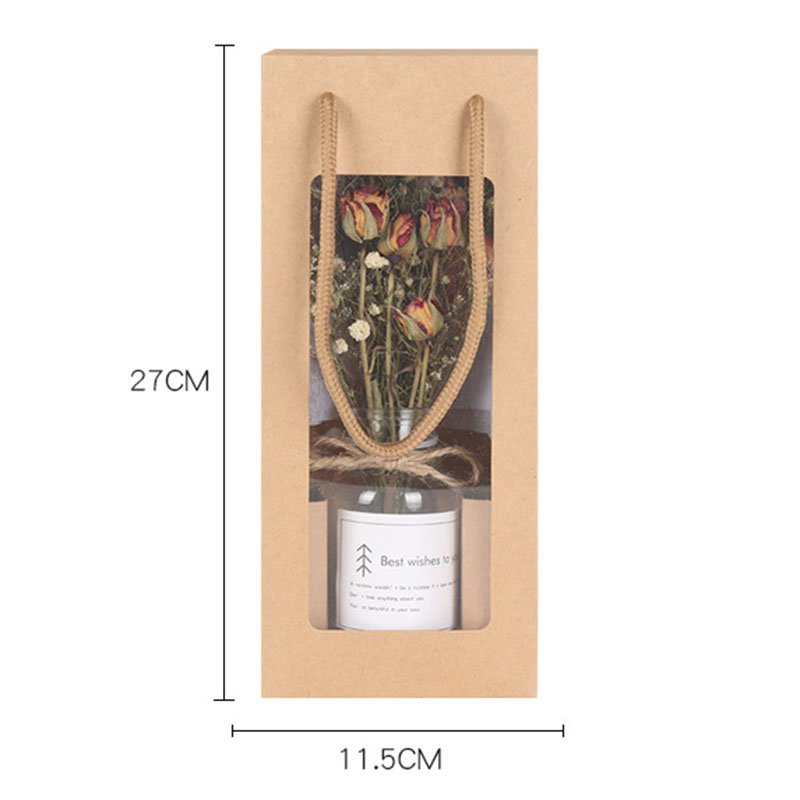 Natural Dried Flowers In Bottle For Home Decoration Gift Crafts