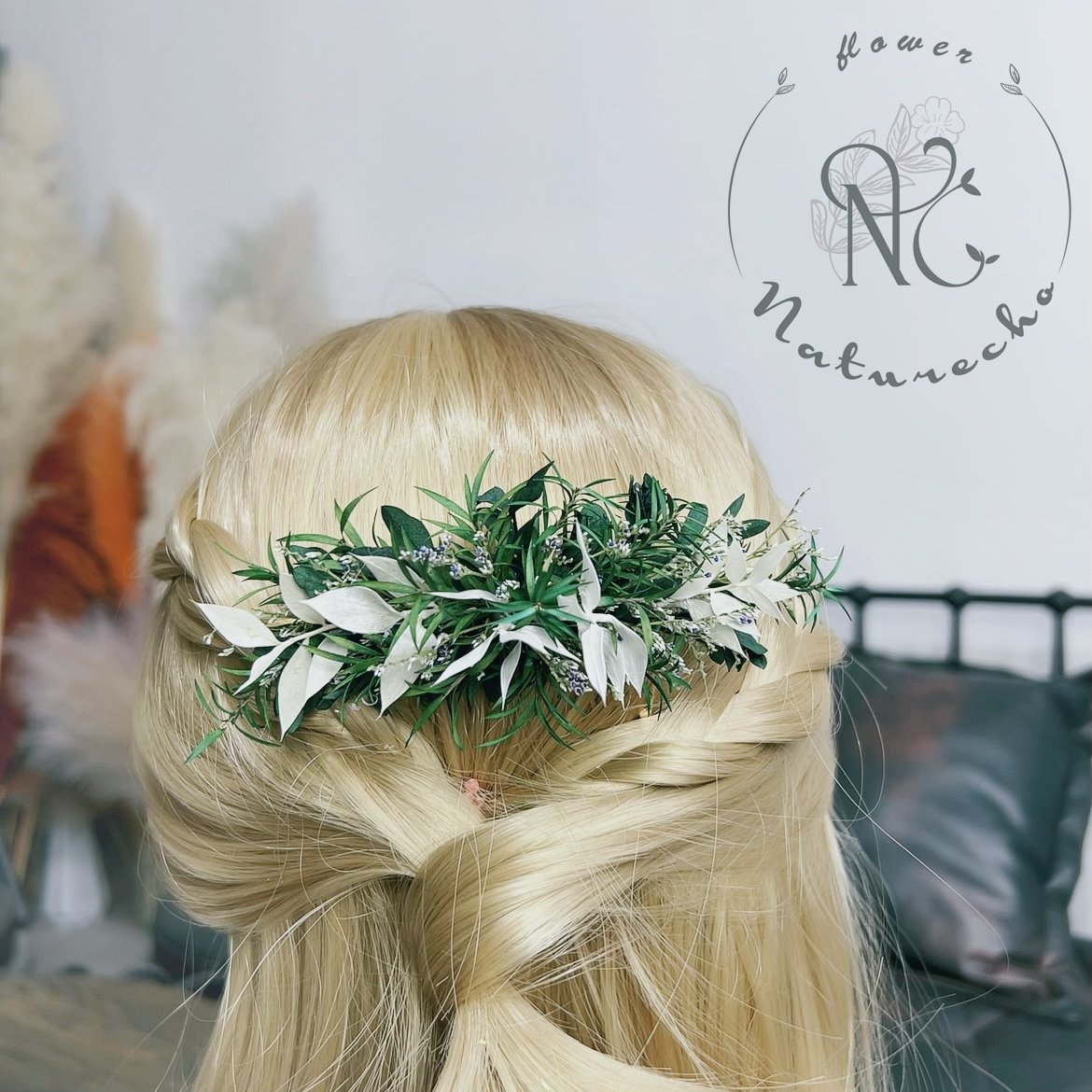 Factory wholesale dried flowers and preserved flower Hair Comb for wedding decoration Wedding Bridal Hair Accessories hairpin