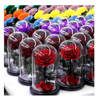 Gifts Better Together S Crystal Glass Enchanted Rose Hot Selling Christmas Valentine's Day Decorative Flowers & Wreaths 6 Boxes.