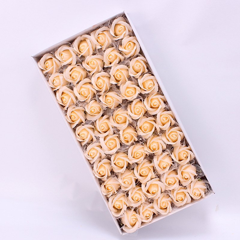 Factory Wholesale artificial flower soap Valentines Day Gifts Soap Roses Flower 5cm head foam soap flower roses