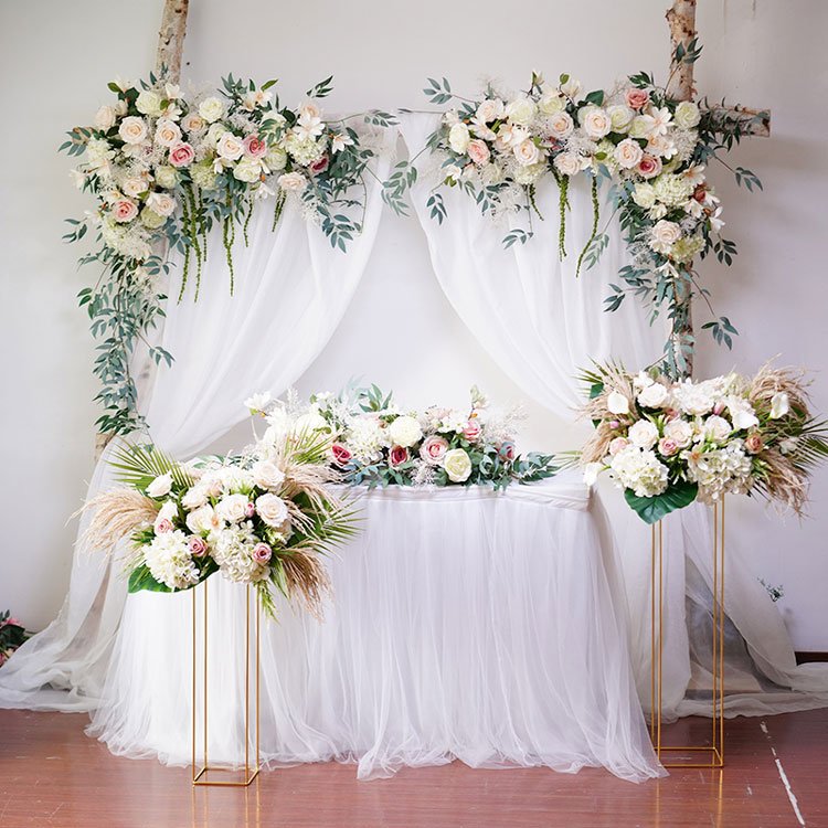 Giga 2m round metal arch wedding/round metal arch centerpiece/round metal arch wedding flowers