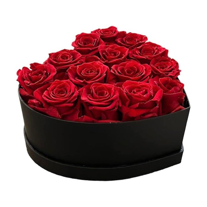 2024 Heart Rose Box Preserved Flower Eternal Rose Gift Box Preserved Fresh Flower Rose For Christmas Gift