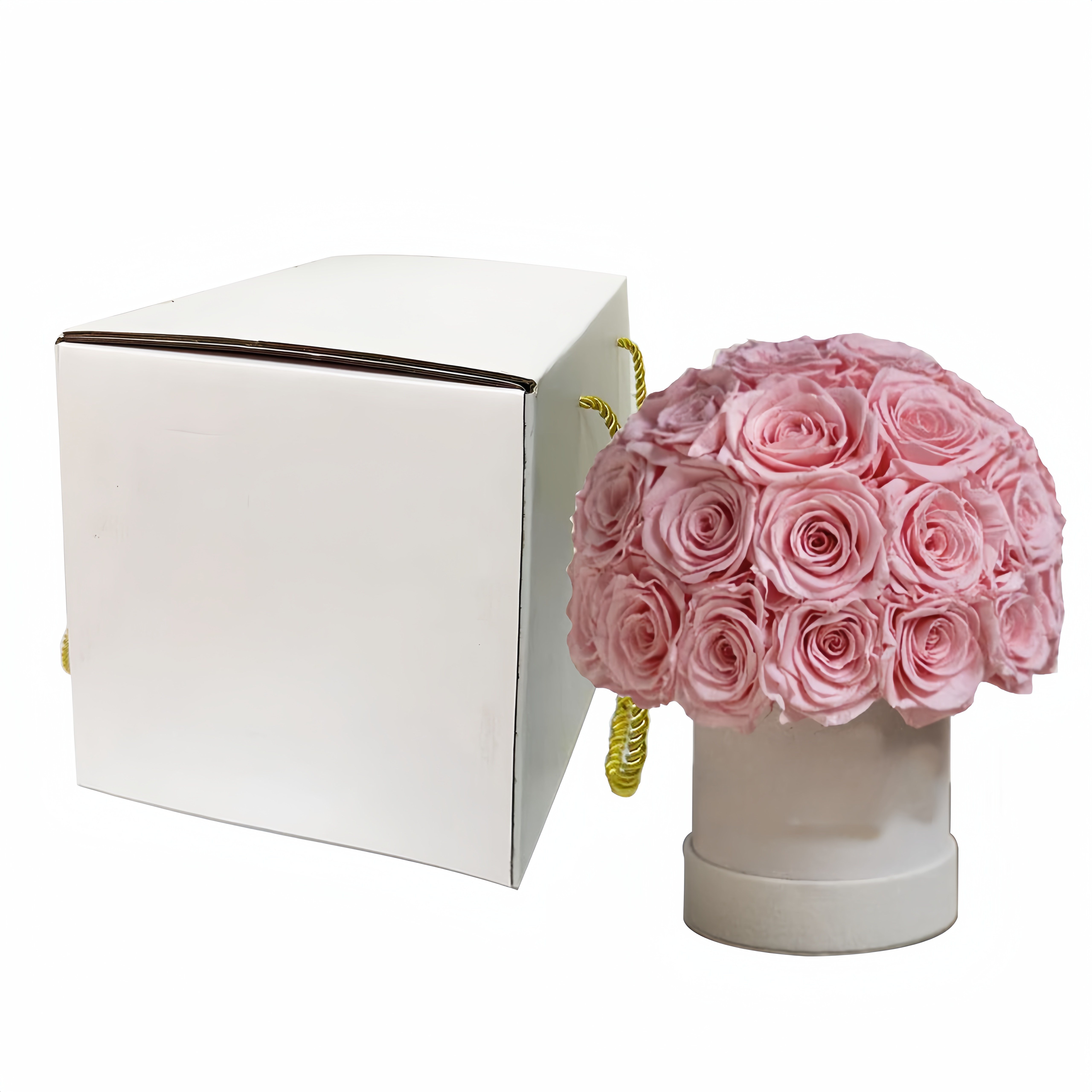 Wholesale Luxury Valentine Gift flower rose with box Real Forever Rose for Home Decor