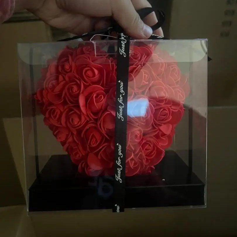 Wholesale 15cm Preserved Roses Hearts Valentine's Day Mother's Day Gifts