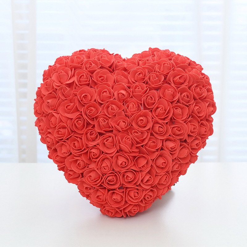 Wholesale 15cm Preserved Roses Hearts Valentine's Day Mother's Day Gifts