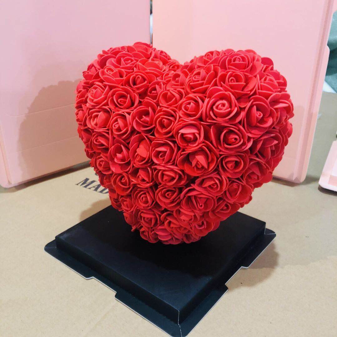 Wholesale 15cm Preserved Roses Hearts Valentine's Day Mother's Day Gifts