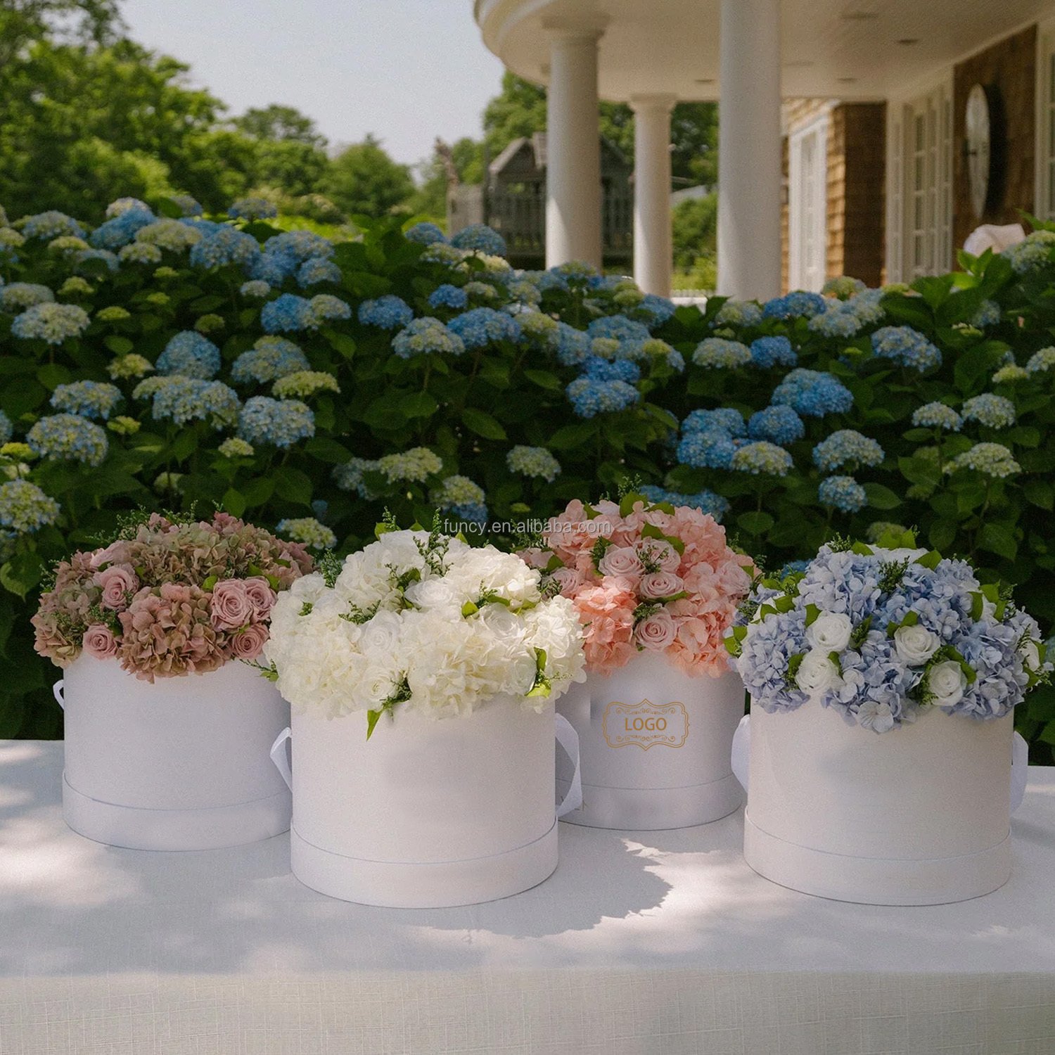 Customized Home Decoration Long Lasting Stabilized Natural Flower Immortal Eternal Forever Hydrangea Flower Preserved Roses