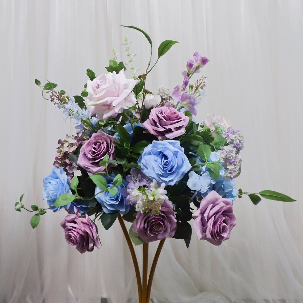 Wholesale Silk Pink And Yellow Flower Ball Arrangements Artificial Flower Balls For Wedding Decor