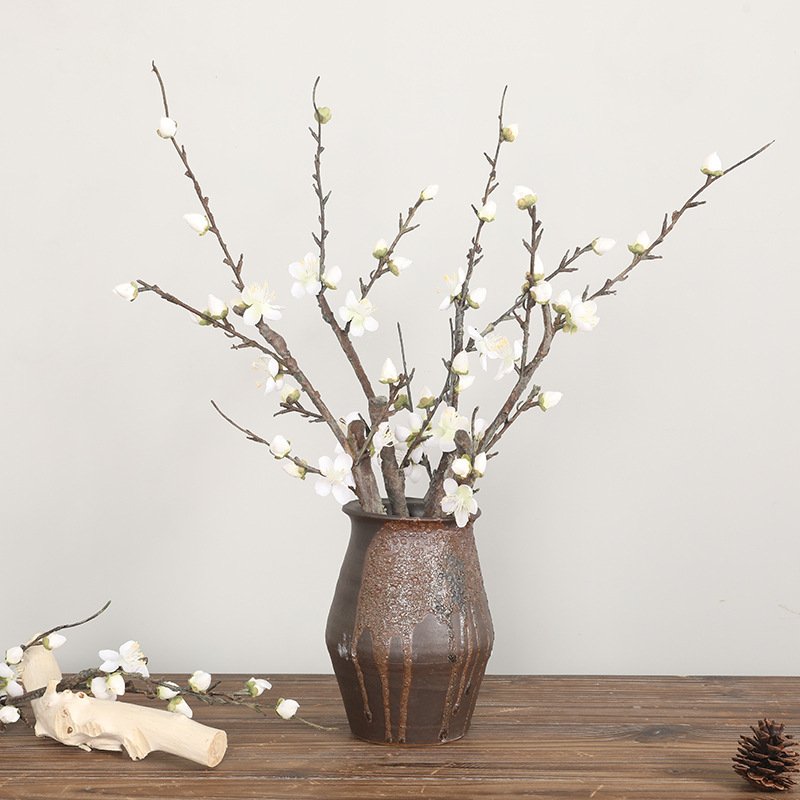 Wholesale 54cm Single Branch Plum Blossom Sun Flower Artificial Flowers For Home Decoration