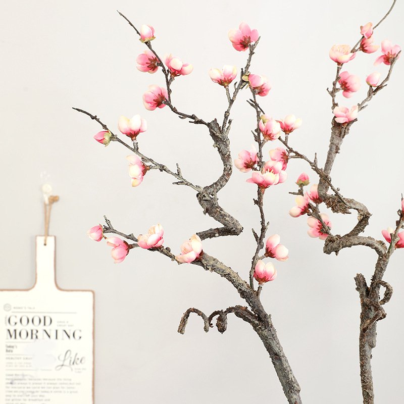 Wholesale 54cm Single Branch Plum Blossom Sun Flower Artificial Flowers For Home Decoration
