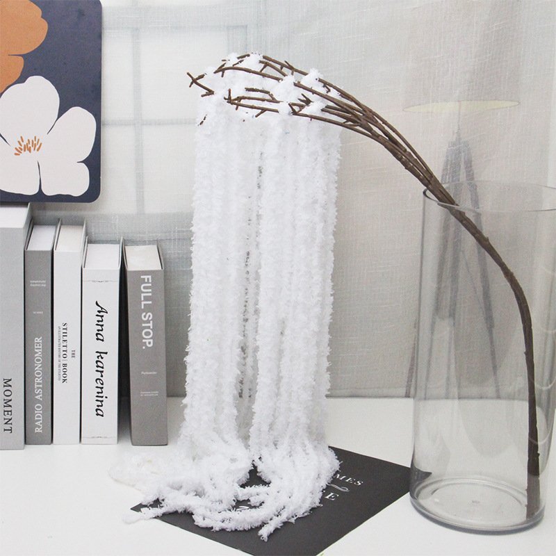 Faux Flower Ceiling Hanging Plant Woolen Artificial Amaranthus Caudatus Branch For Wedding Arch Decoration