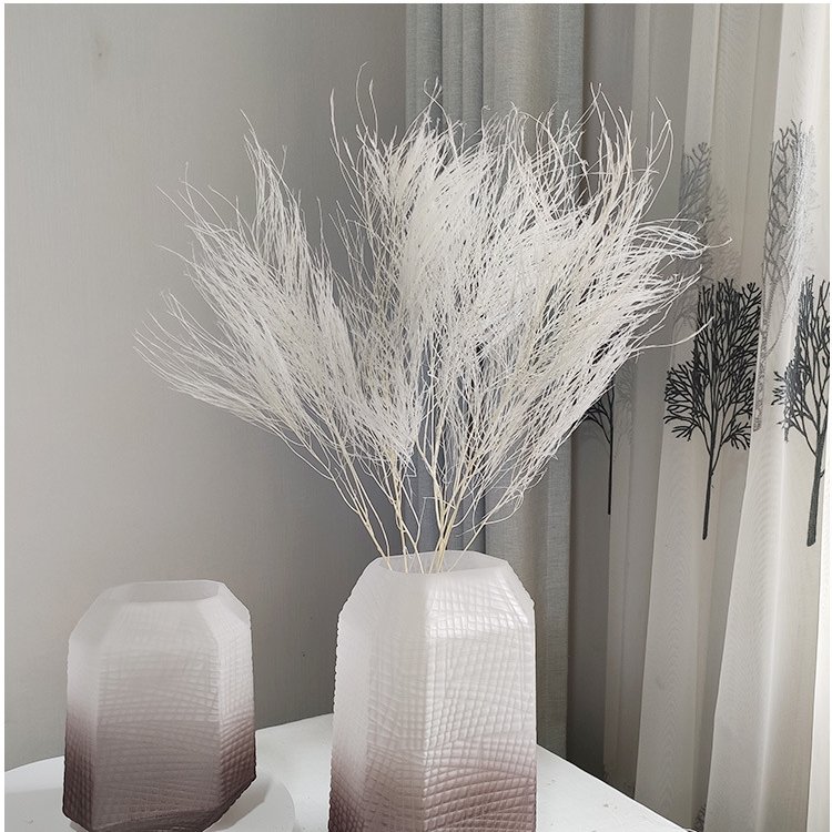 Preserved Natural Stone Grass, filament Silk dreamy Feather Flower, Floral Decorative Grass