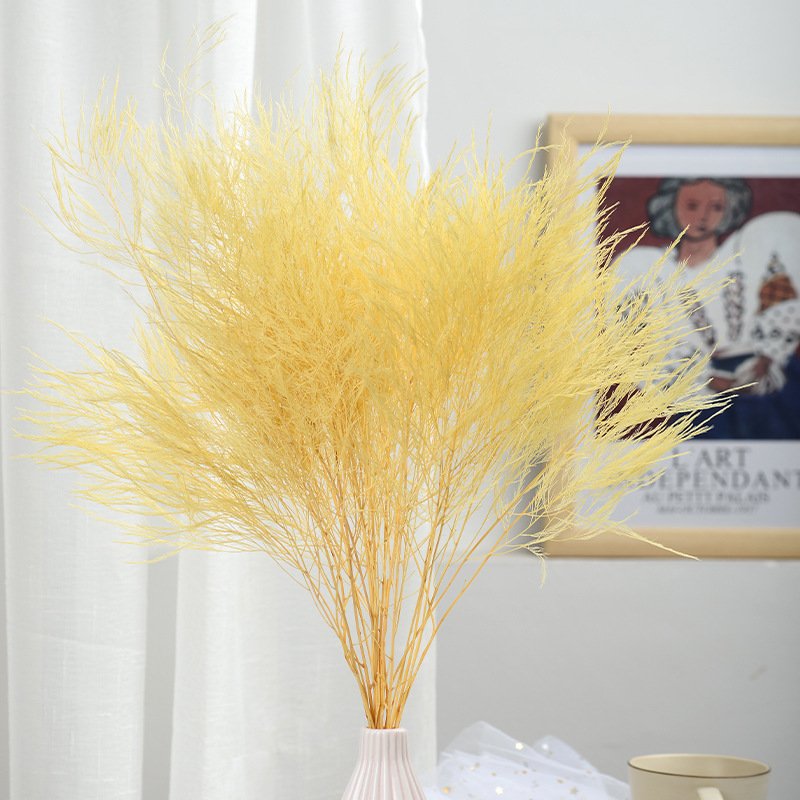 Preserved Natural Stone Grass, filament Silk dreamy Feather Flower, Floral Decorative Grass
