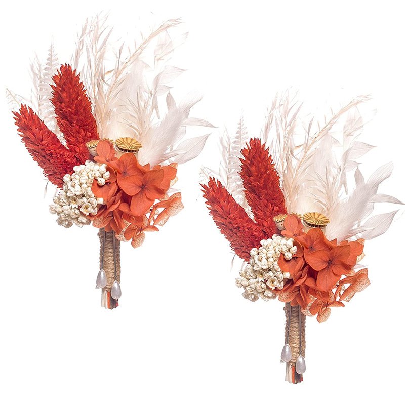 Beautiful Natural Preserved Dried Flower Arrangement Mini Bouquet Unique Bulk Wedding Gifts For Guests