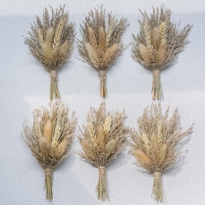 Beautiful Natural Preserved Dried Flower Arrangement Mini Bouquet Unique Bulk Wedding Gifts For Guests