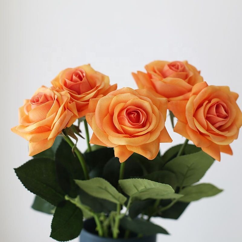 High Quality M508 Rose Flower Real Touch Feel Moisturizing for Wedding Christmas Halloween Graduation Easter Home Decorations