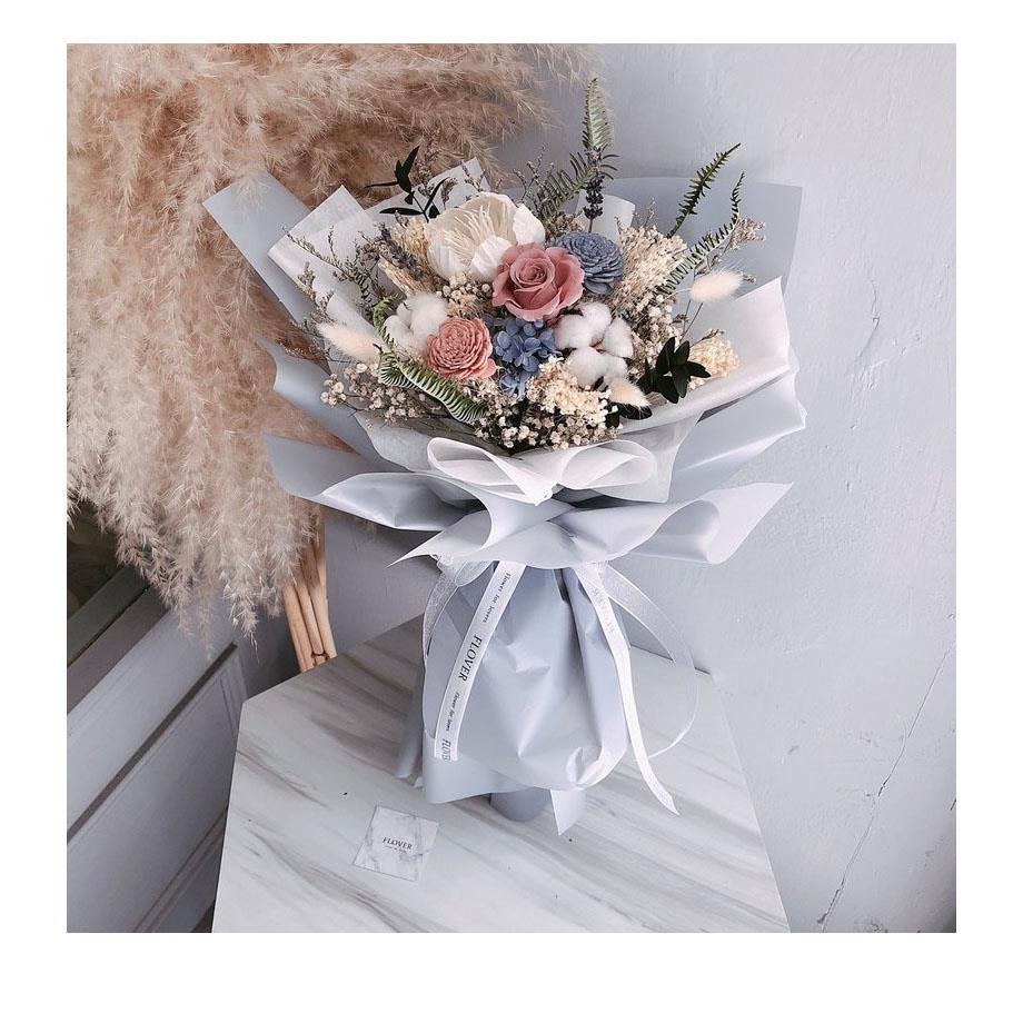 Small Graduation Gift Box Package preserved Wedding Bridesmaid Rose Flower Bouquet With Boxes For Flowers