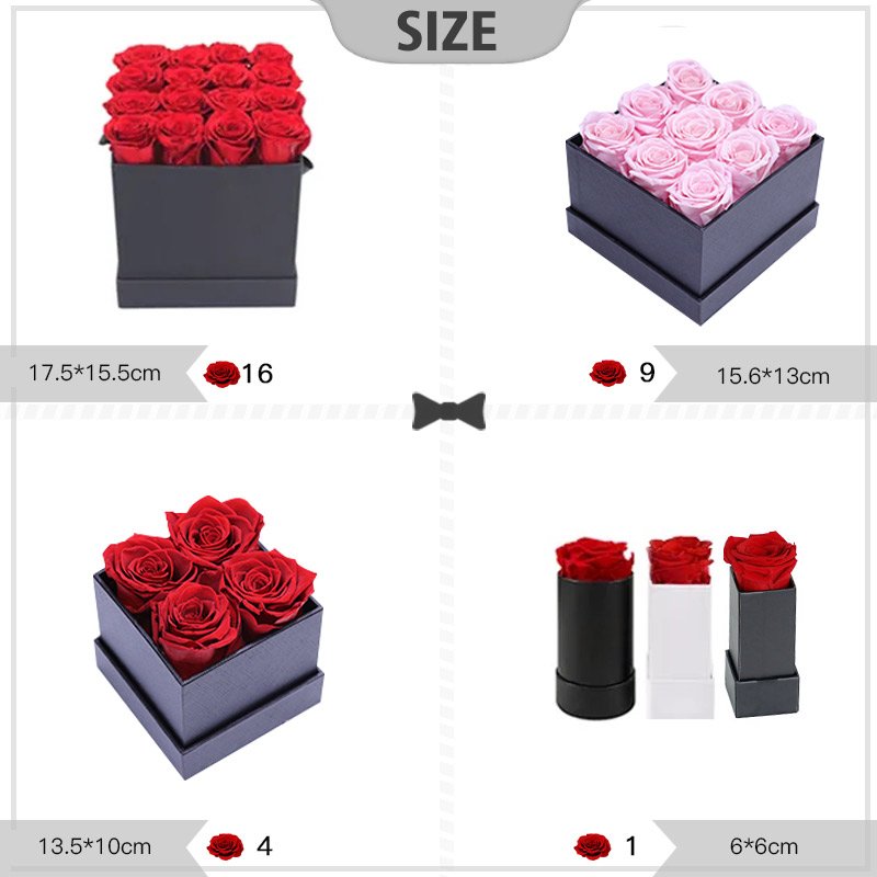 Real Roses That Lasts Years Preserved Rose Flowers In a Box Forever Rose Box Mothers Day Gifts