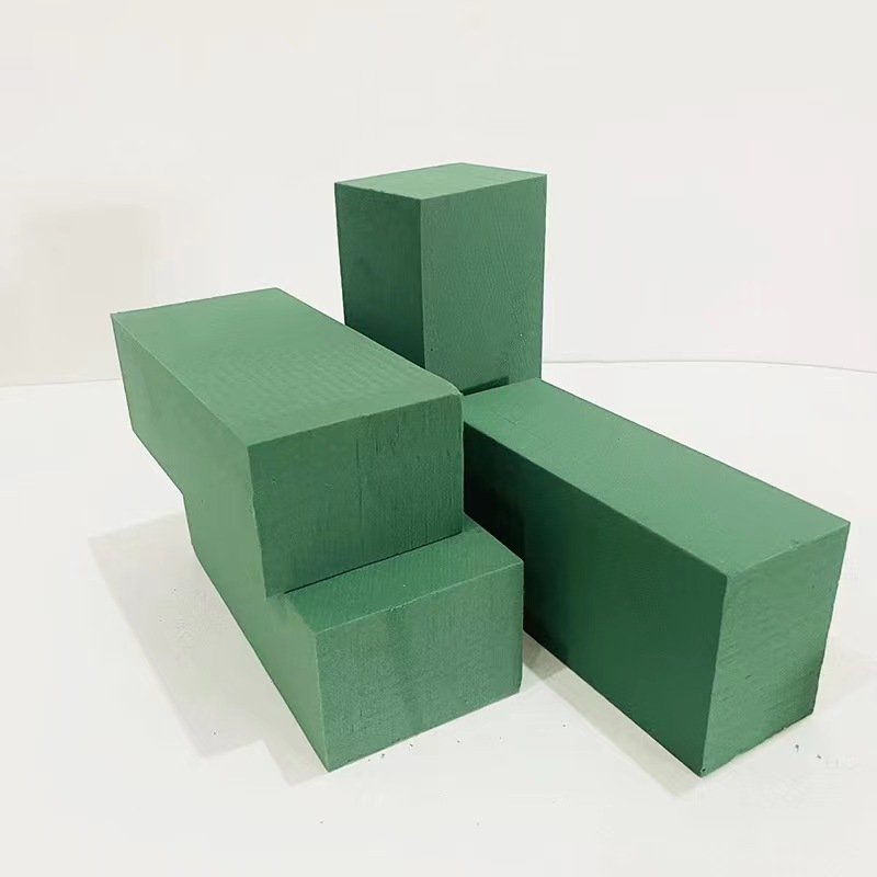 wet floral foam bricks oasis Flower Arrangement mud block green preserved fresh flower foamFlower clay Fixing foam for flowers