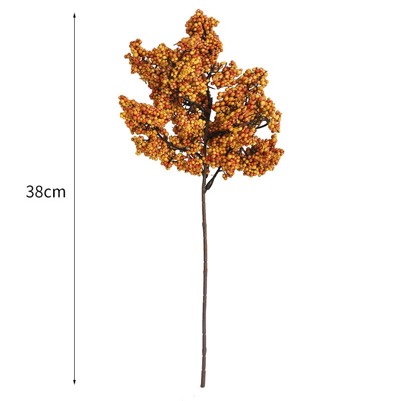 Modern minimalist decoration single branch purple SMALL HOLLY FRUIT Artificial Flowers For Home Decoration