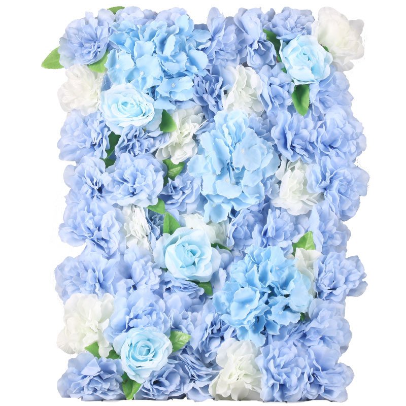 High Quality Artificial Flower Wall Backdrop for Wedding and Christmas Photography Props Panel Technique Wholesale Product