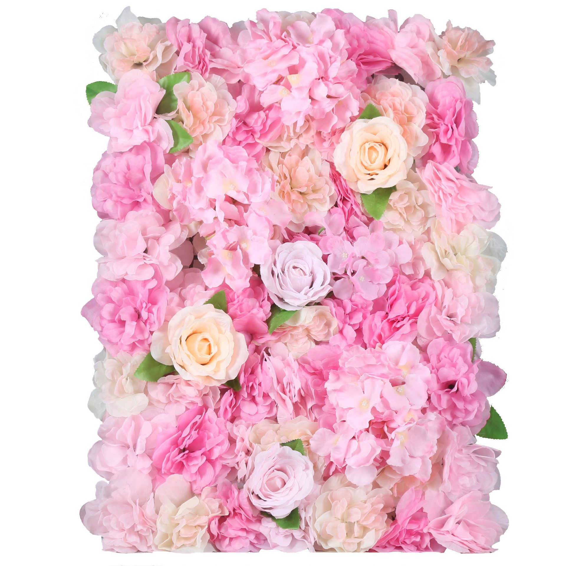 High Quality Artificial Flower Wall Backdrop for Wedding and Christmas Photography Props Panel Technique Wholesale Product