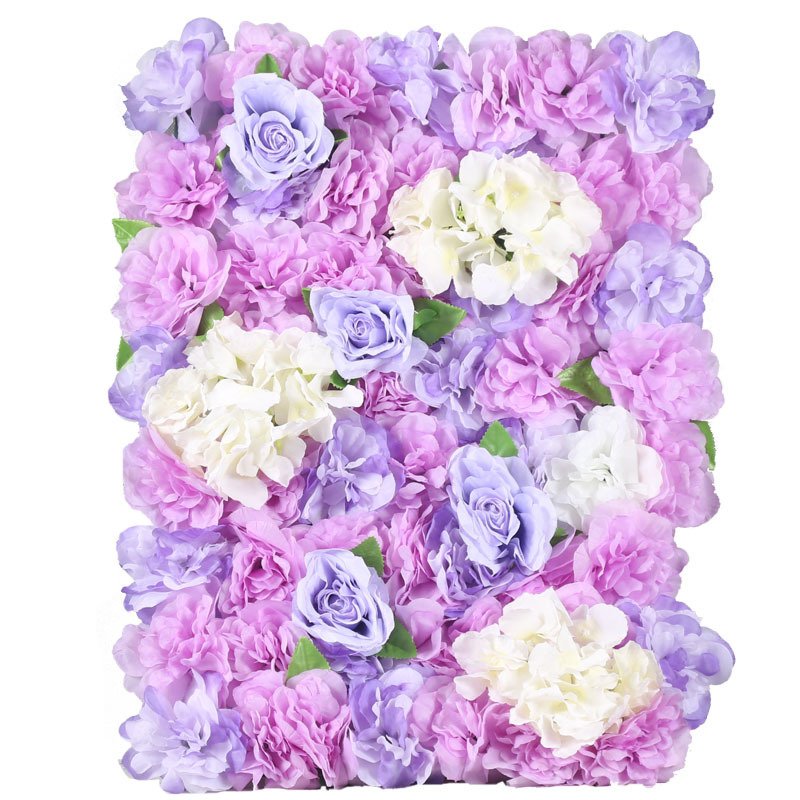High Quality Artificial Flower Wall Backdrop for Wedding and Christmas Photography Props Panel Technique Wholesale Product