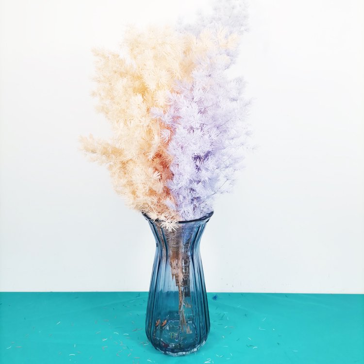 SumFlora Red yellow blue pink flower backdrop DIY material Artificial Flower Floral preserved flower asparagus myriocladus