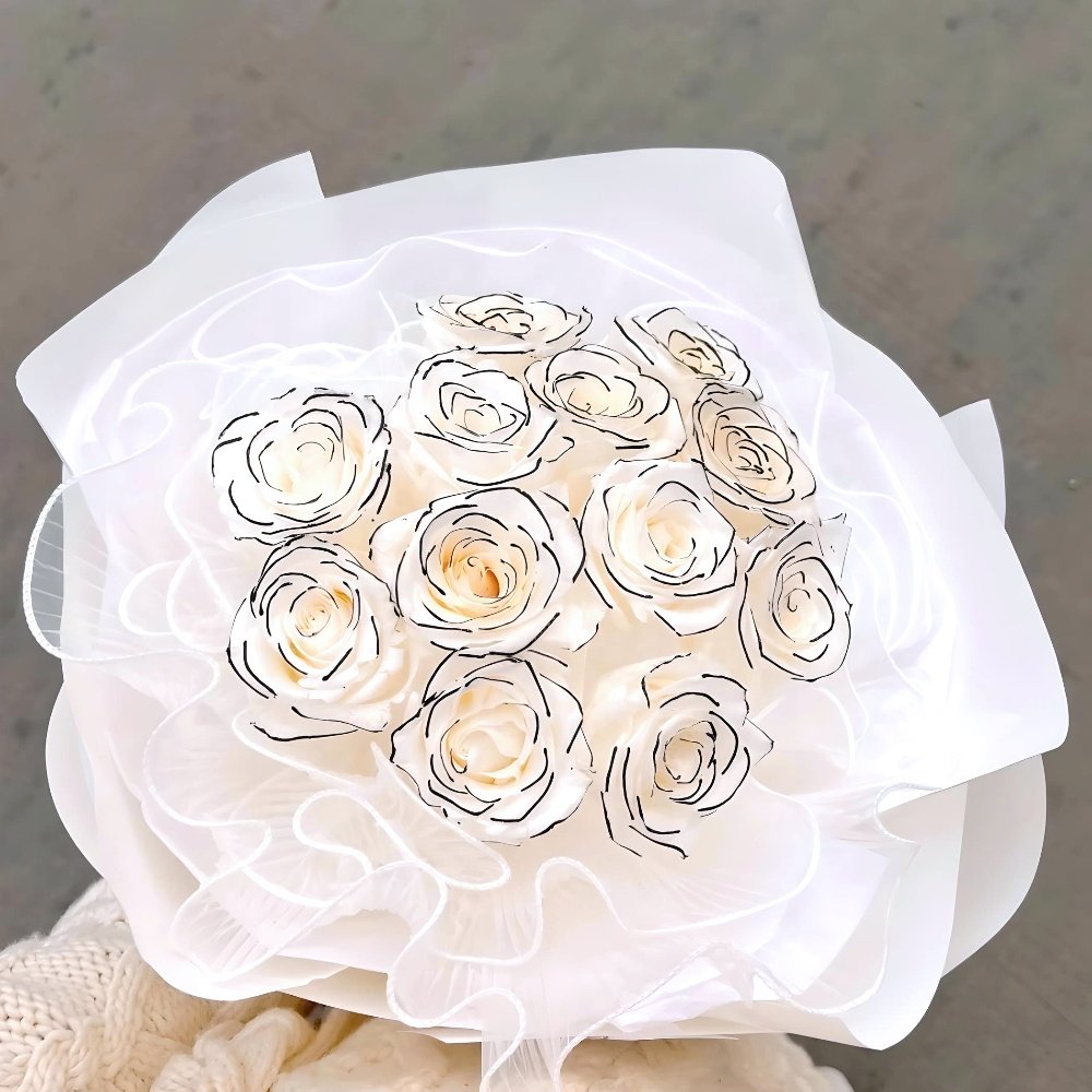 Popular supplier best specially for gift valentines reternal rose head