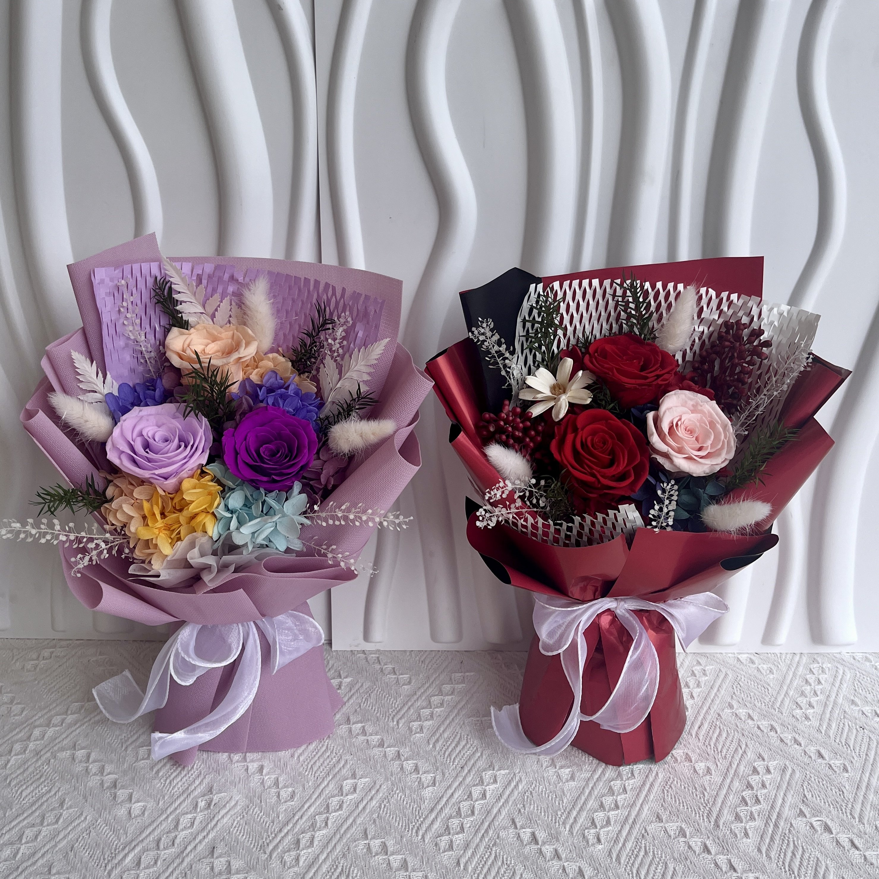 New products Preserved Flower Bouquet Wholesale Rose Creative Flower Valentine's Day Gift For Girlfriend