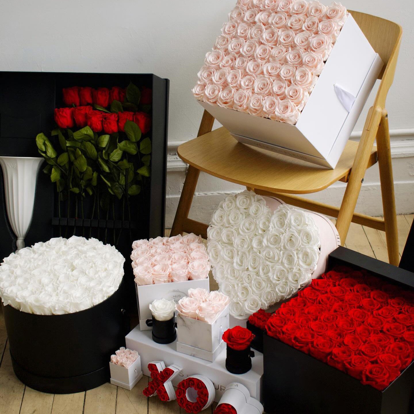 2024 preserved roses eternal roses wholesale infinity flower in box 3-5 years long lasting flower gift festival