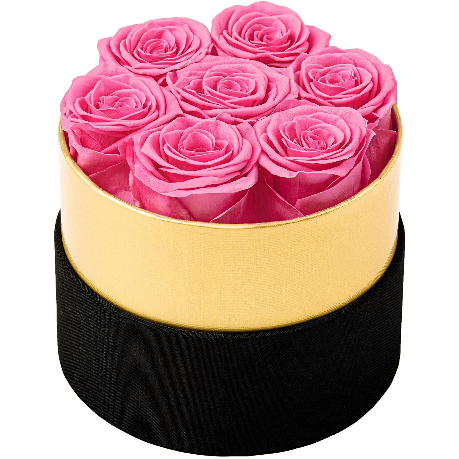 Factory Wholesale Natural Eternal Forever Rose Sweet Pink Immortal Preserved Roses Natural Rose Flower Decoration