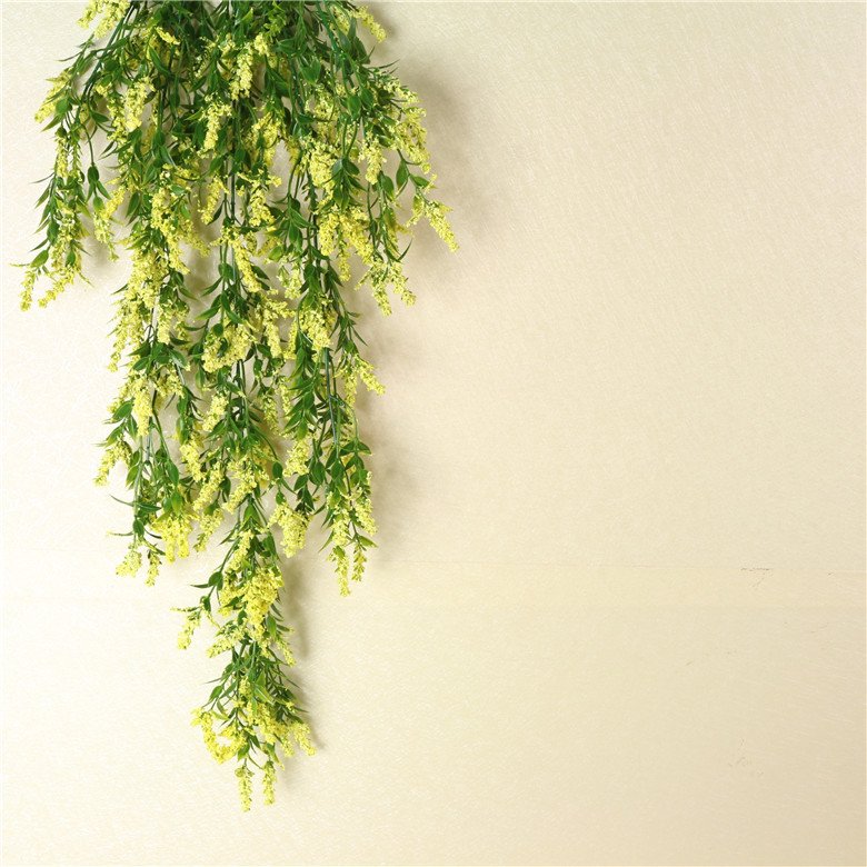 Artificial Home Lavender Wall Hanging Flowers Artificial Flower Hanging Plastic Flower for Home Decoration