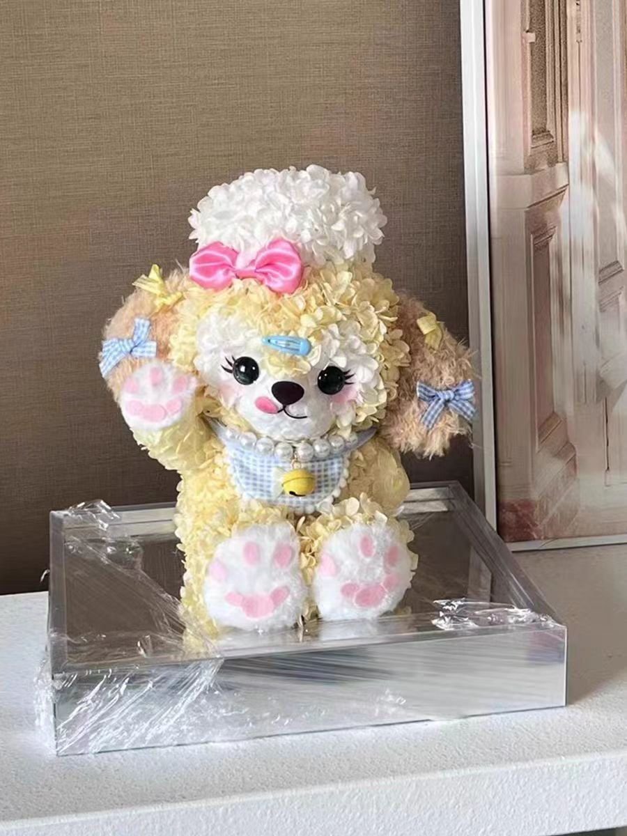 Wholesale CookieAnn Cute Dry Flower Decoration Eternal Preserved Flowers & Plants for Qixi Birthday Gift