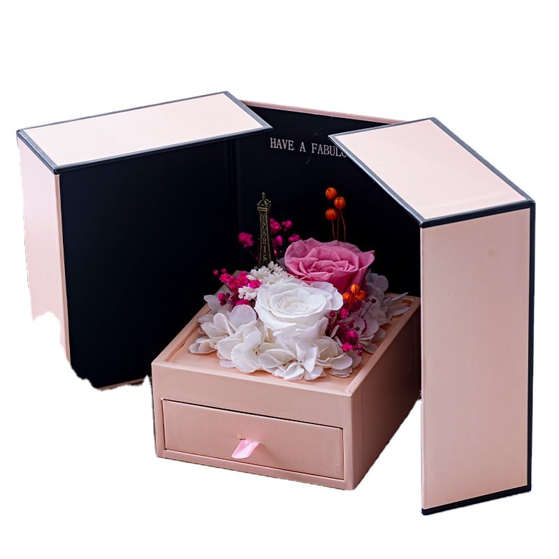 High quality boxed eternal flowers decorate various holiday decorations