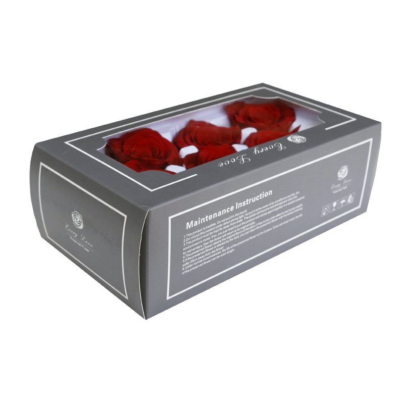 5-6cm Immortal Rose Mothers Day Gift Eternal Life Flower Material Gift Box Flower Heads Bulk Artificial Head