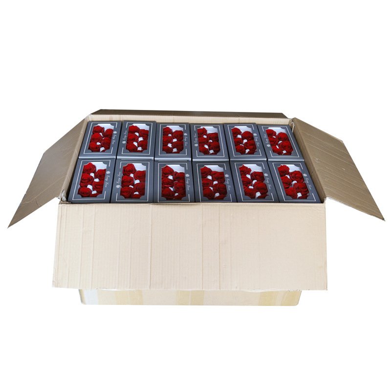5-6cm Immortal Rose Mothers Day Gift Eternal Life Flower Material Gift Box Flower Heads Bulk Artificial Head