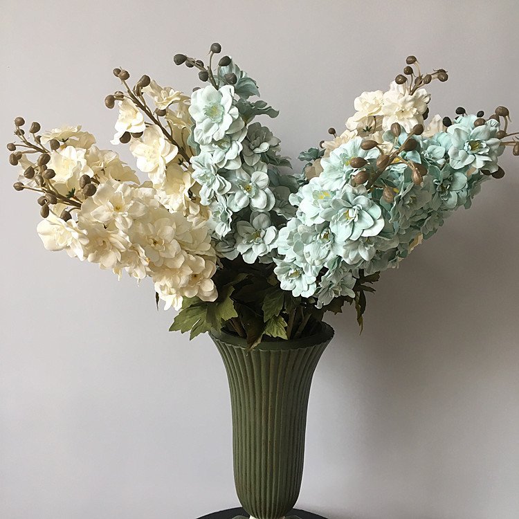 M941 High quality decorative flowers delphinium silk flowers for wedding background decoration