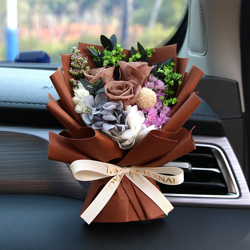 Factory Wholesale Natural Long Lasting Forever Colorful Mix Preserved Flower Forever Roses Bouquet For Mothers Day