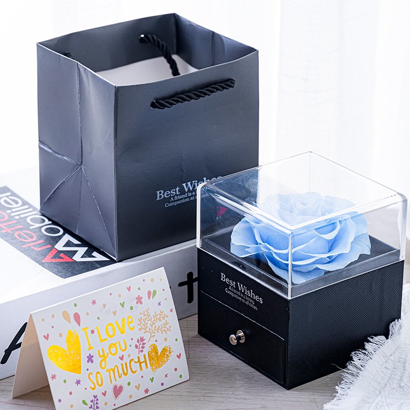 Acrylic Jewelry Eternal Single Rose Drawer Wedding Birthday Photography Home Decor; for Graduation & Easter Eco-friendly CN;YUN