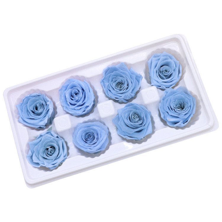 Wholesale Preserved Roses 4-5cm Roses Preserved Long Lasting Preserved Real Eternal Rose Flower Head For Decoration