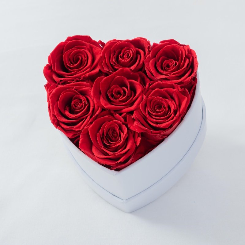 Customize Everlasting Rose Immortal Gift Box Real Eternal Forever Decorative Flower Preserved Roses in Box for christmas day