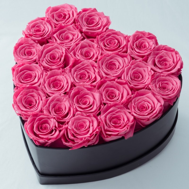 Customize Everlasting Rose Immortal Gift Box Real Eternal Forever Decorative Flower Preserved Roses in Box for christmas day