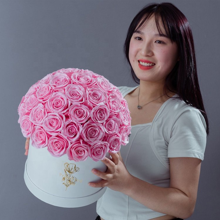 flower boxes Round box flower luxury rose shipping florist supply and materials flower supplies for florists