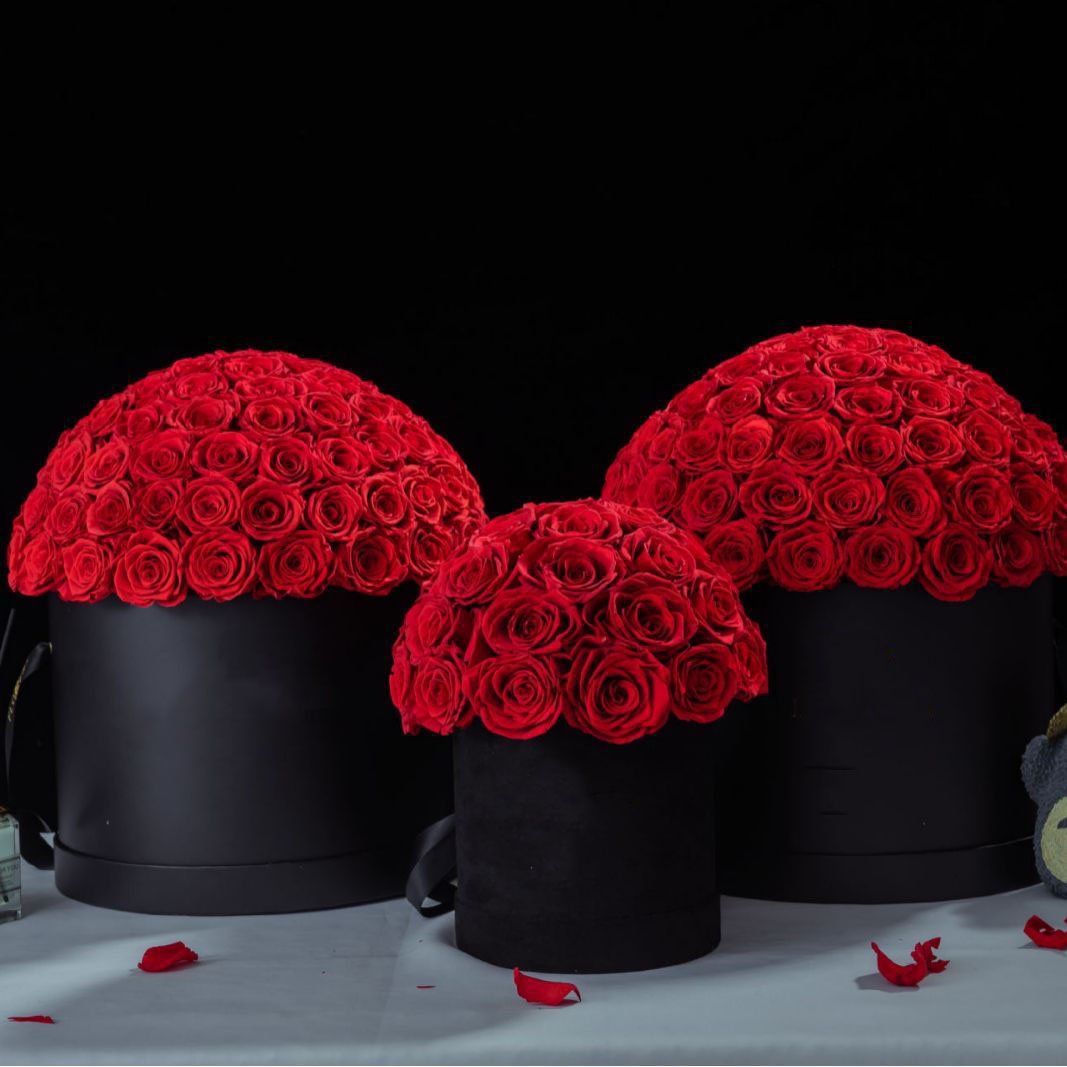 flower boxes Round box flower luxury rose shipping florist supply and materials flower supplies for florists